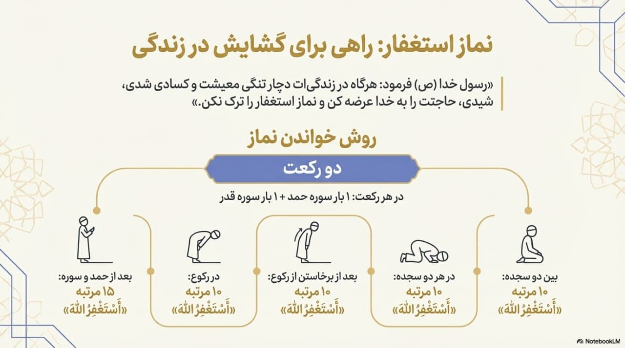 اموزش نماز استغفار